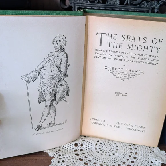 VINTAGE Hardcover The Seats Of The Mighty Book - Picture 3 of 3